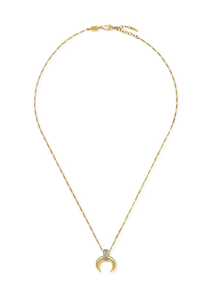 Missoma X Lucy Williams Horn 18kt gold-plated necklace 3
