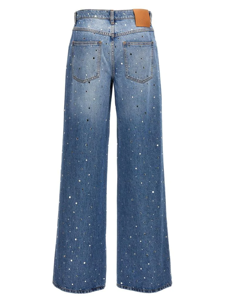 GIUSEPPE DI MORABITO Giuseppe Di Morabito Wide-Leg Embellished Jeans 2