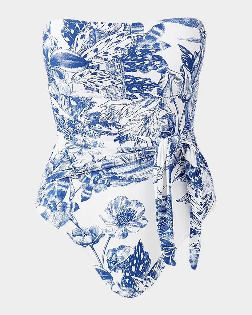 MELISSA ODABASH Munich Strapless One-Piece Swimsuit