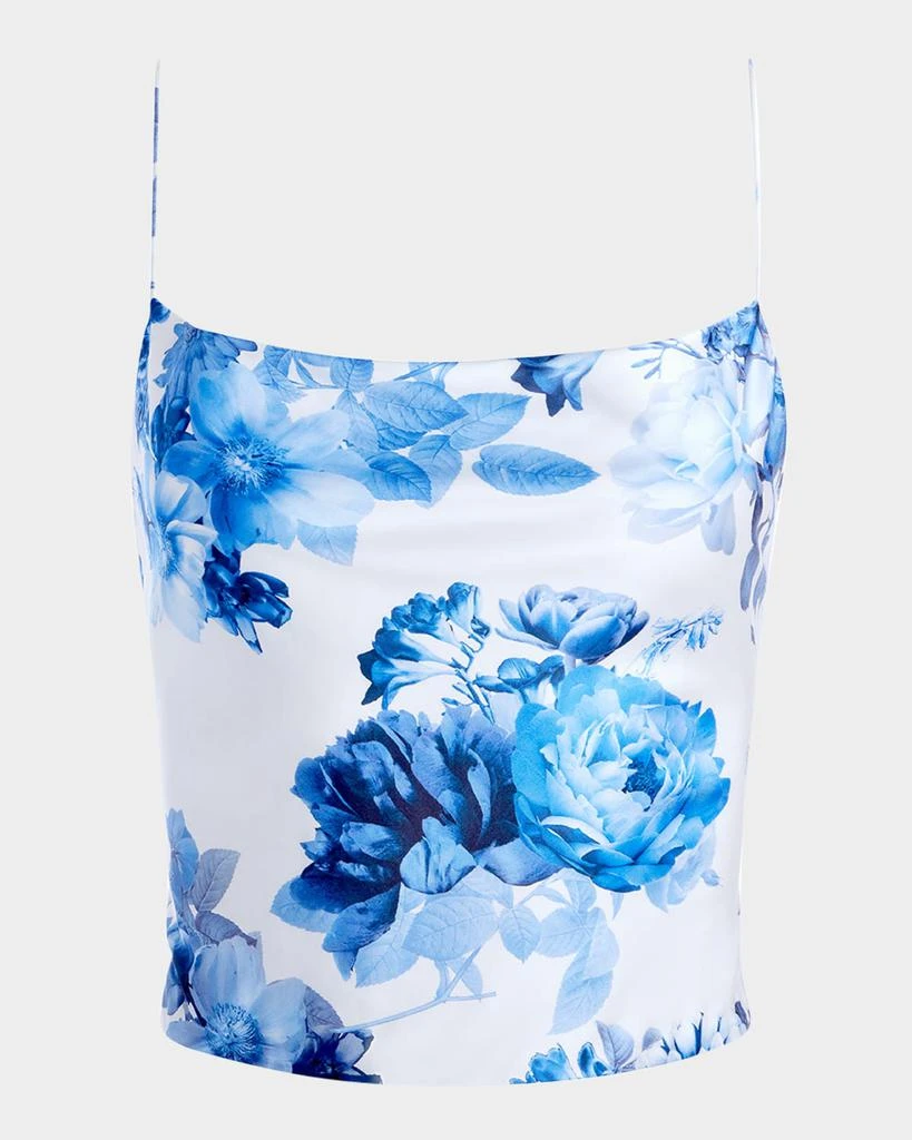 Alice + Olivia Valentina Cropped Corset Top 1