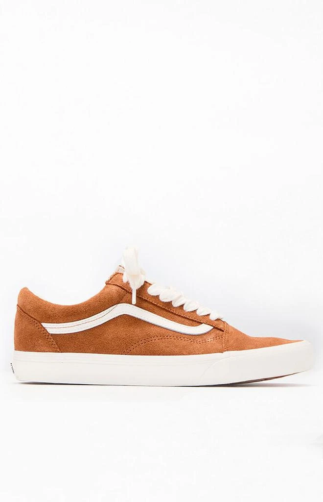 Vans Brown Old Skool Suede Shoes 1