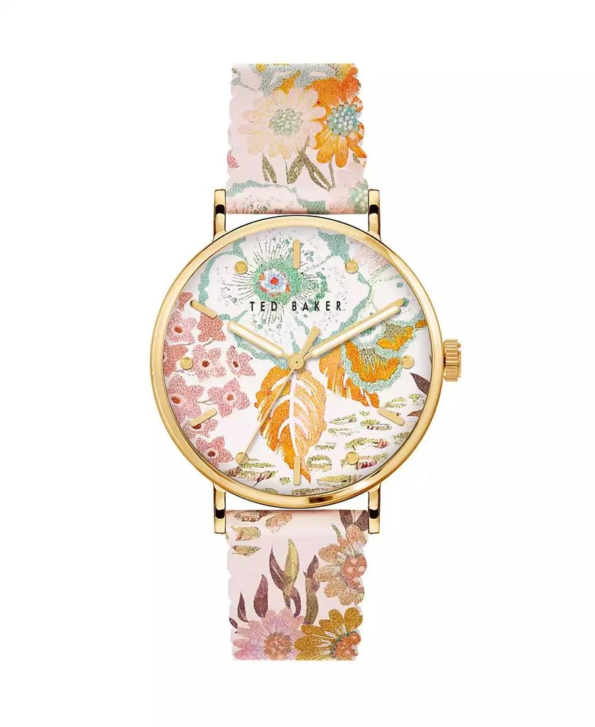 Ted Baker London Women's Phylipa Retro Leather Strap Watch 37mm 1
