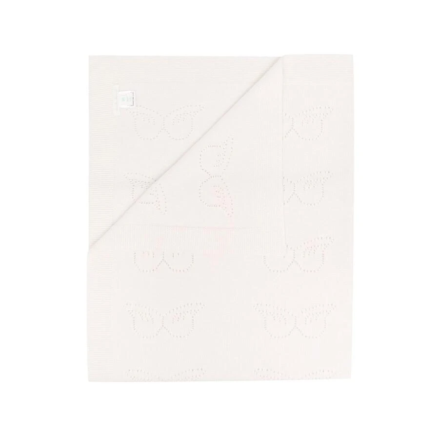 Marie Chantal Kids Pointelle Angel Wings Cashmere Blanket 2