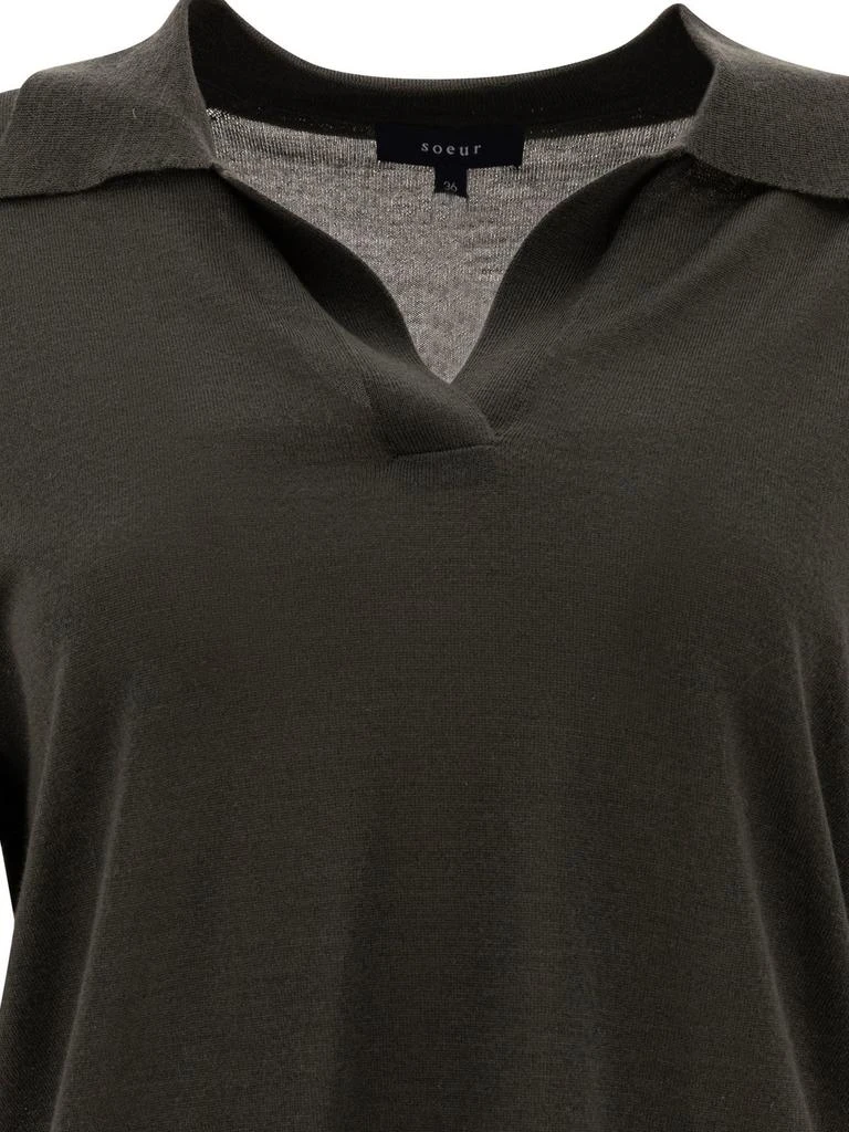 Soeur Soeur V-Neck Collared Top 3