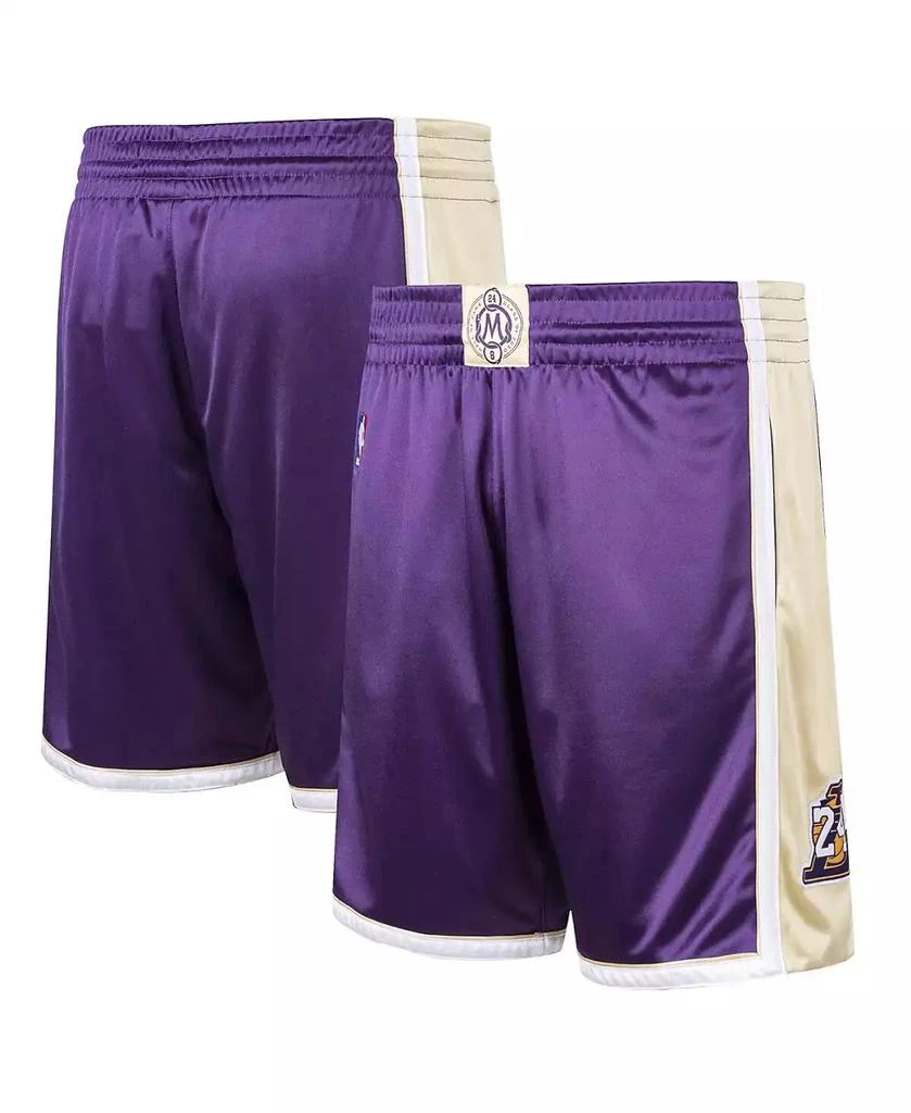 Mitchell & Ness Men's Kobe Bryant Purple Los Angeles Lakers Hall of Fame Class of 2020 Authentic Hardwood Classics Shorts 1