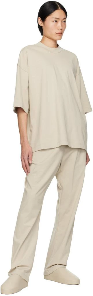 Fear of god Taupe Bonded Sweatpants 4