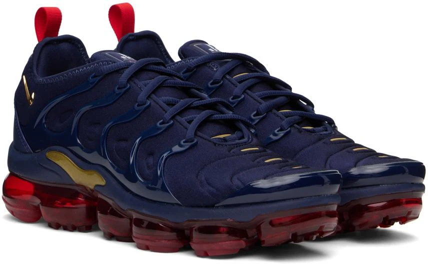NIKE Navy Air VaporMax Plus Sneakers 4