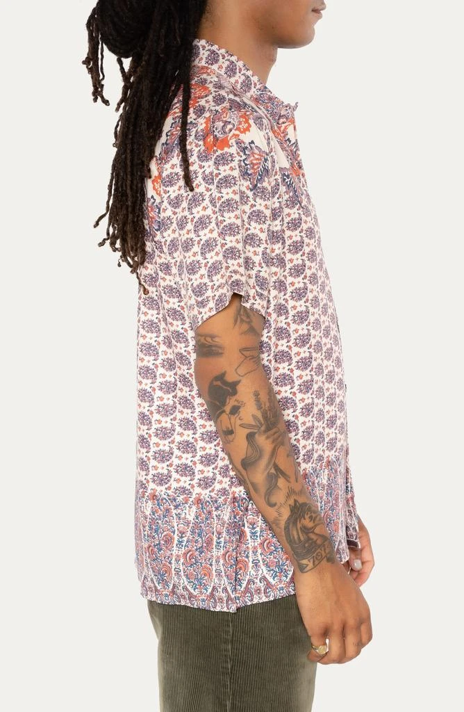 Raga Floral Short Sleeve Button-Up Shirt 3