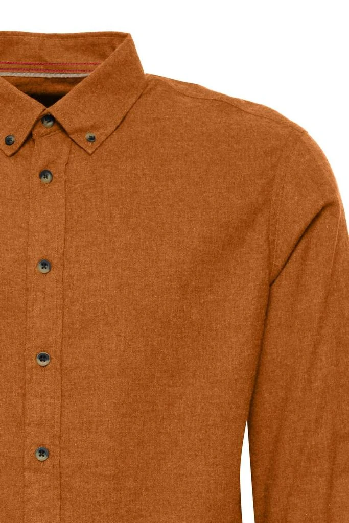 BLEND Men's Brushed Cotton Burley Shirt In Glazed Ginger 3