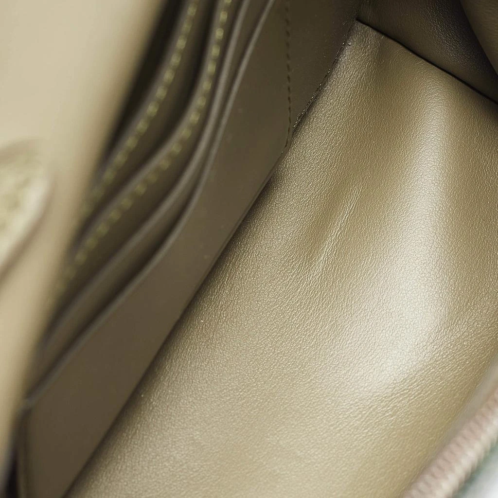 Burberry Burberry Green/Beige Camo Print Coated Canvas and Leather Hackberry Crossbody Bag 9