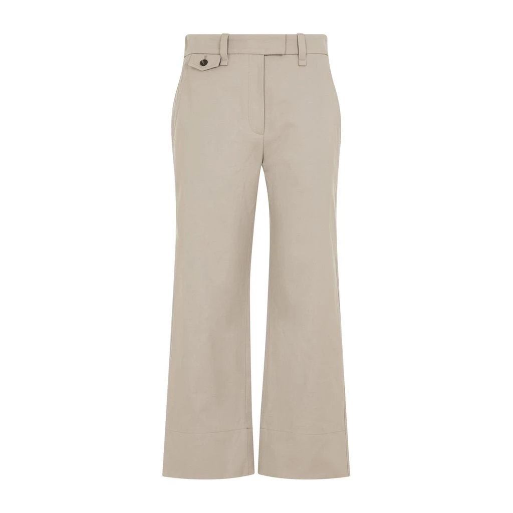 Brunello Cucinelli Brunello Cucinelli Embellished Cropped Chino Trousers from Cettire