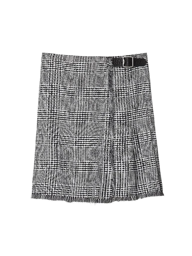 Burberry Glen Check Wrap Miniskirt 1