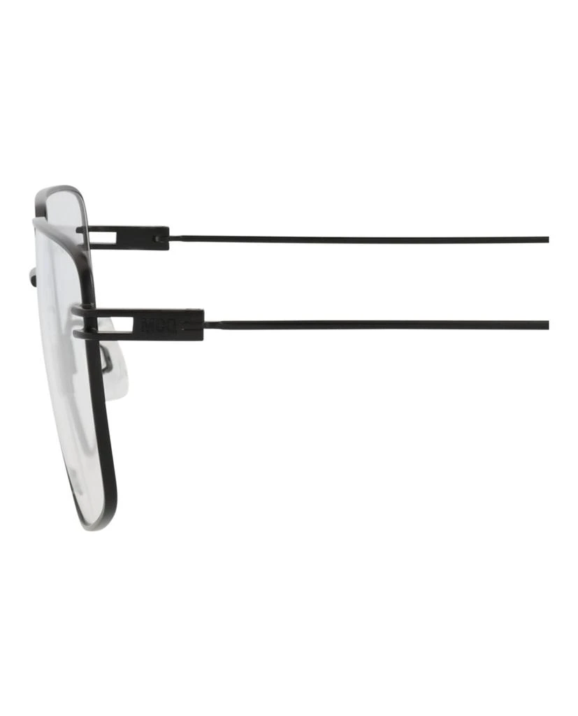 Alexander McQueen Square-Frame Metal Optical Frames 4