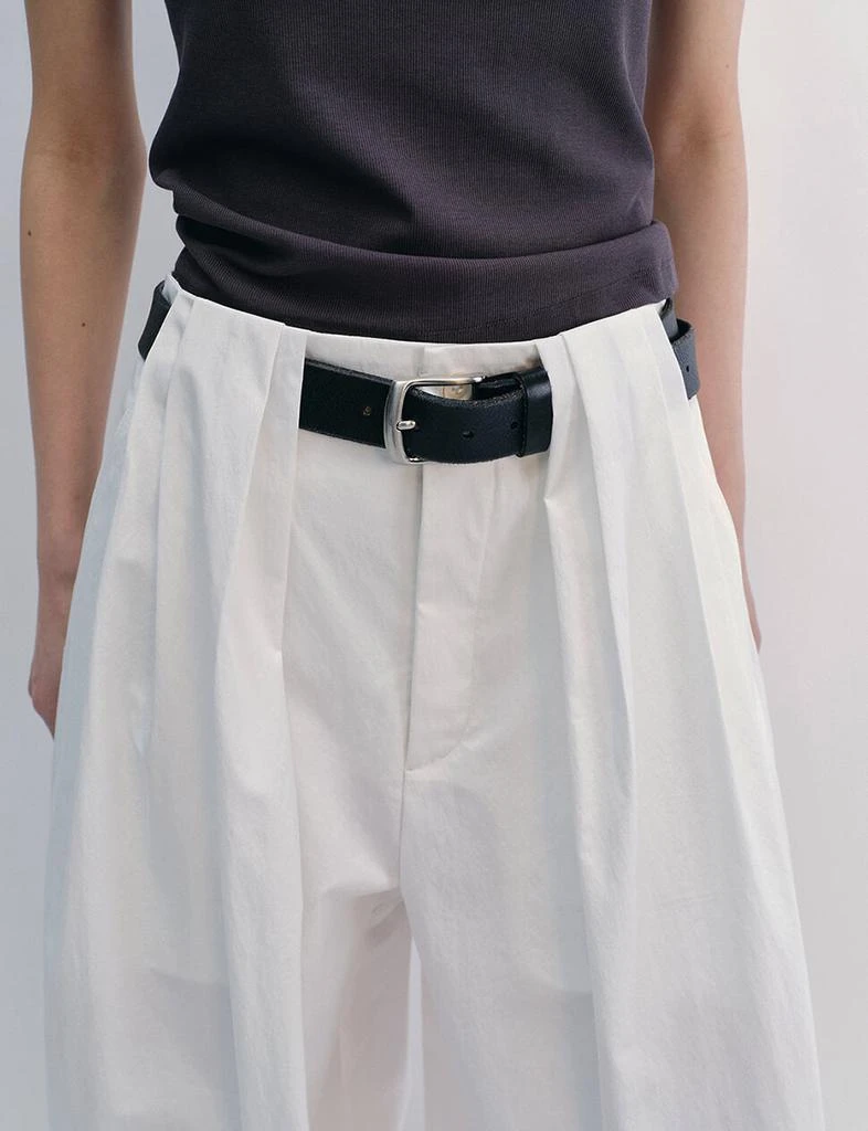 Pixie Market White Pleated Barrel Leg Pants -PREORDER 3
