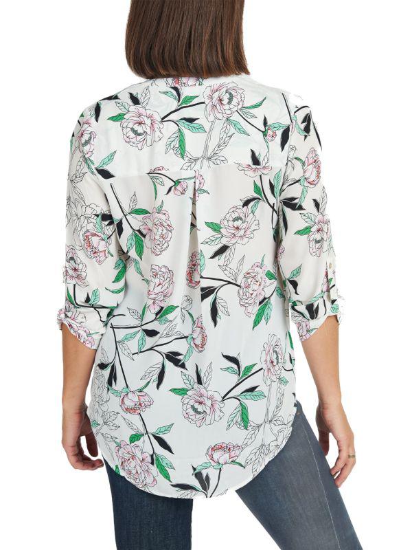 Daniel Rainn Renee Floral Print Top