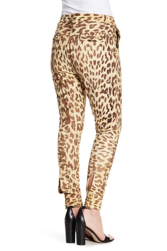 One Teaspoon One Teaspoon - Jackson Leopard Animal Print Leather Pants