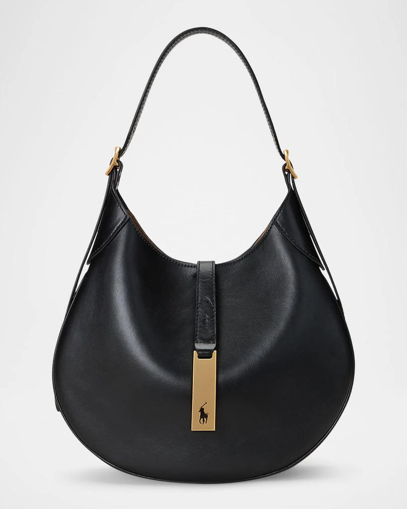 Ralph Lauren Small Sport Leather Shoulder Bag 1