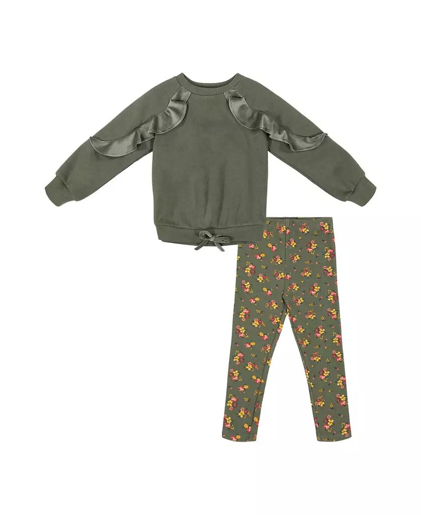 Blueberi Boulevard Baby Girls Long sleeve top and Leggings Set