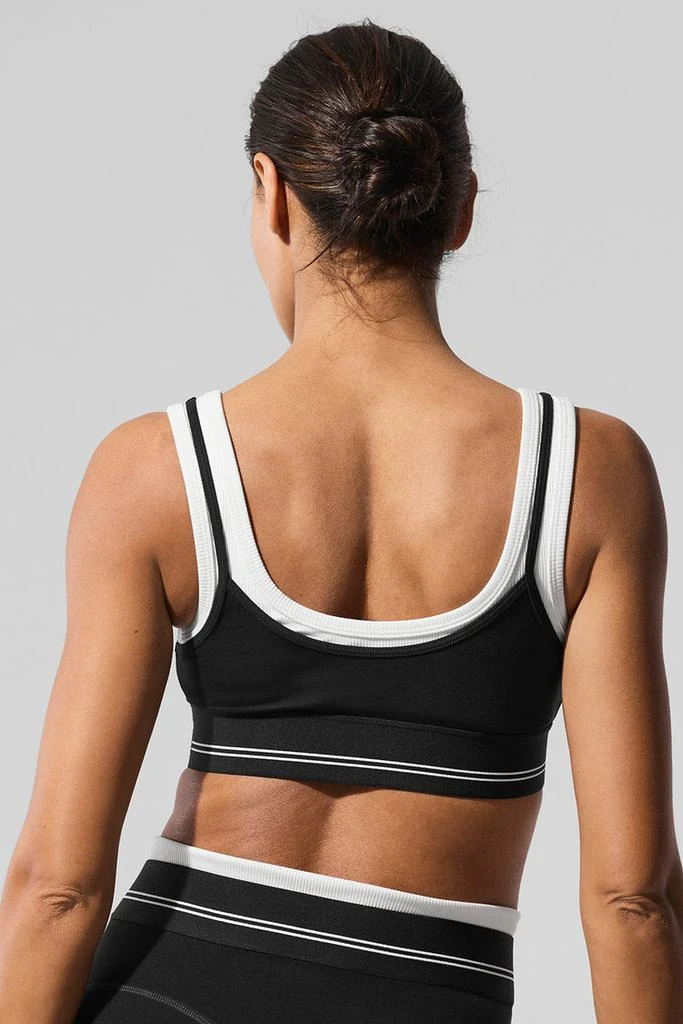 Alo Airbrush Better Together Bra - Spearmint/White 5