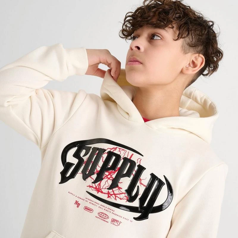 SUPPLY & DEMAND Kids' Supply & Demand Chrome Pullover Hoodie 5