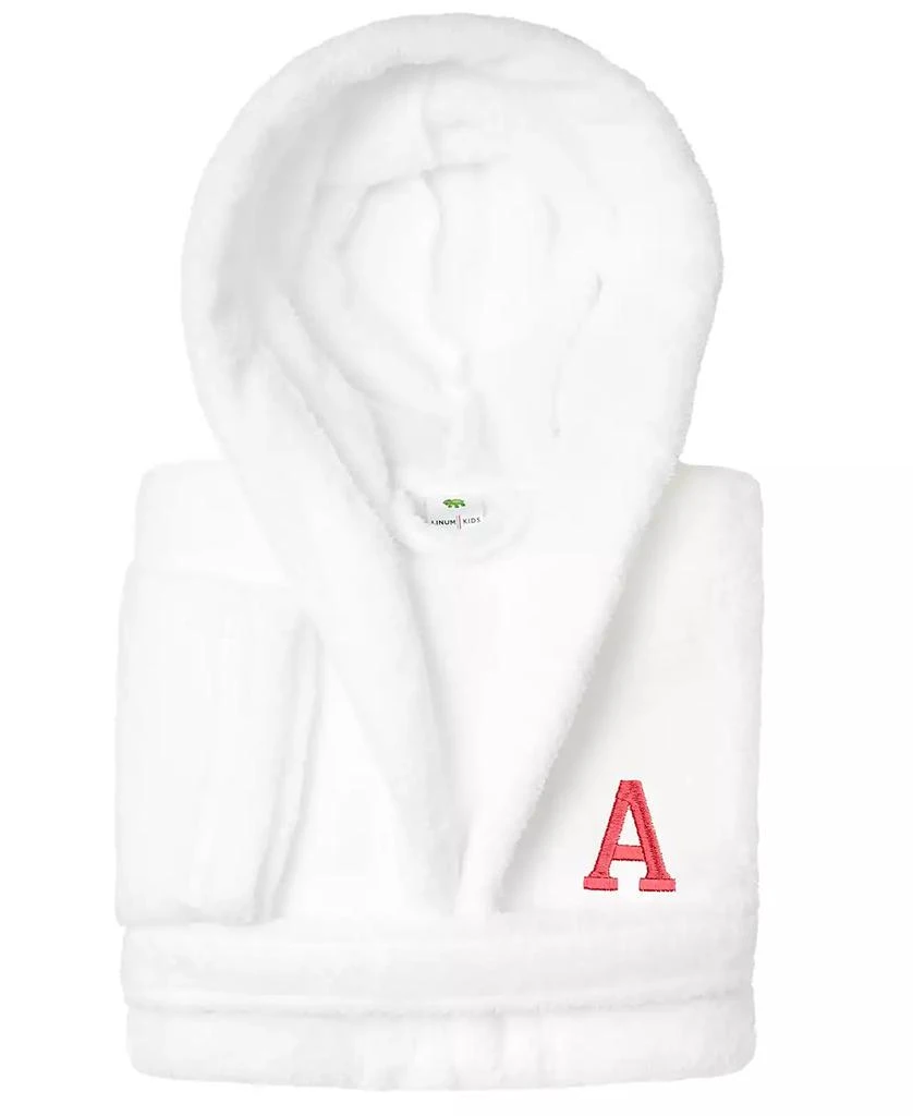 Linum Home Textiles Personalized Kids Super Plush Hooded Bathrobe 1