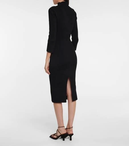 Khaite Mischa ribbed-knit midi dress 3