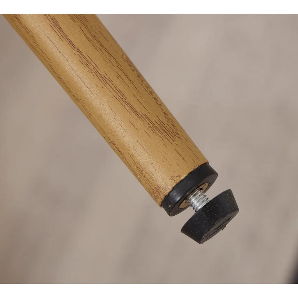 Streamdale Furniture Streamdale Blue fabric dining/living/bedroom chair (2 sets) with foam, metal frame. 3