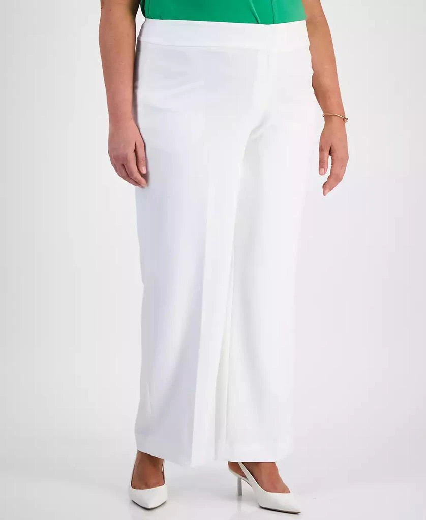 Kasper Plus Size Crepe Pants 3