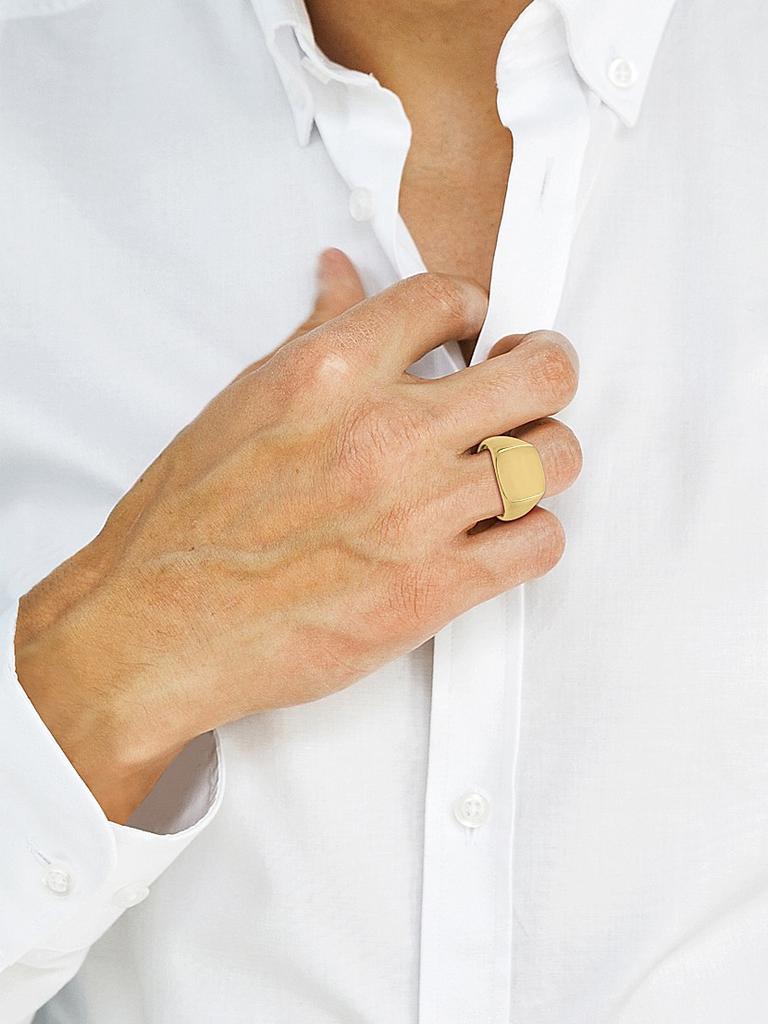 Saks Fifth Avenue Collection 14K Yellow Gold Signet Ring