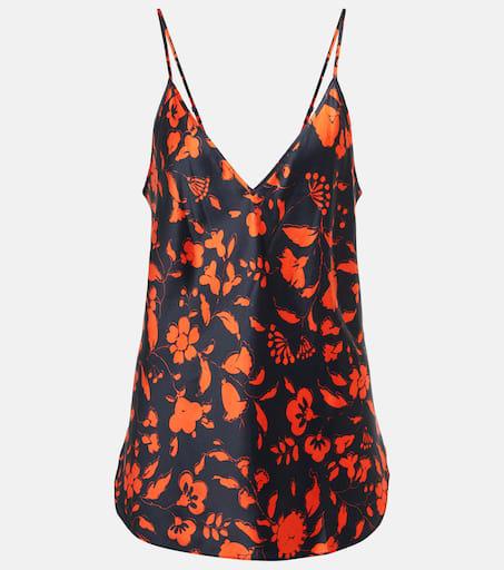 Lee Mathews Bella floral silk satin camisole