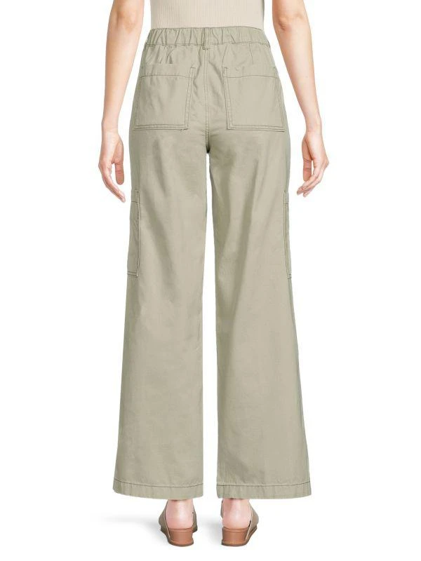 Kensie High Rise Wide Leg Cargo Pants 2