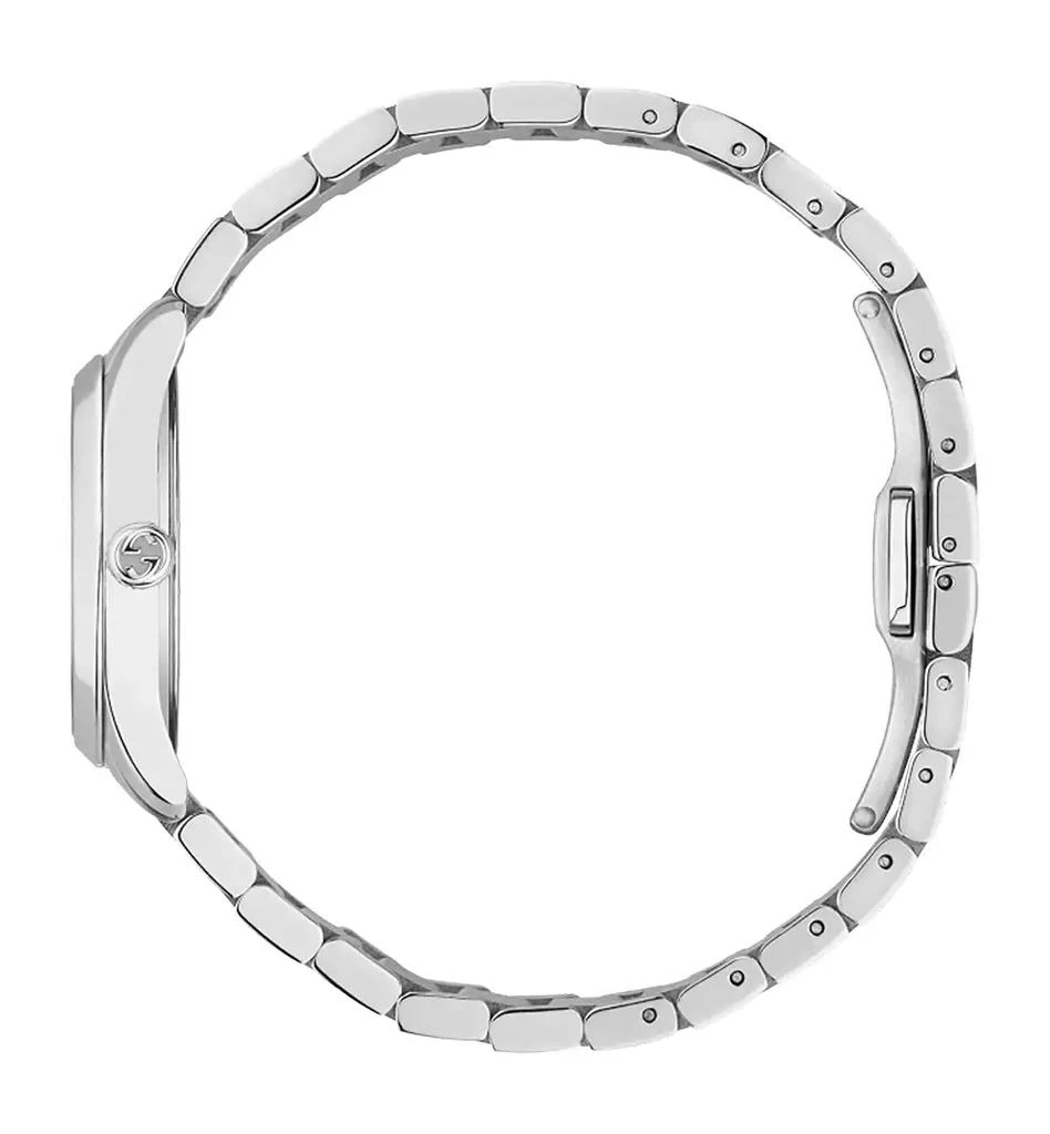 Gucci Women's Swiss G-Timeless Iconic Diamond (1/20 ct. t.w.) Stainless Steel Bracelet Watch 27mm 2