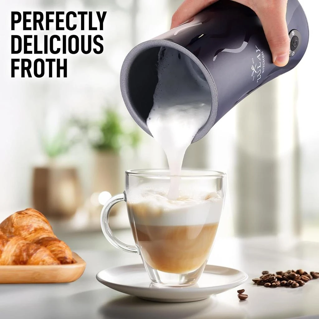 Zulay Kitchen Powerful 4-in-1 Electric Milk Frother and Steamer 2
