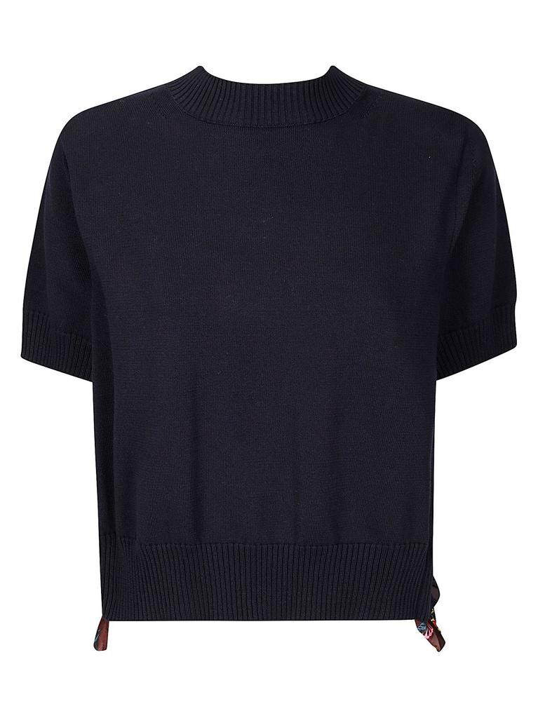 Sacai Sacai Panelled Pleated Top