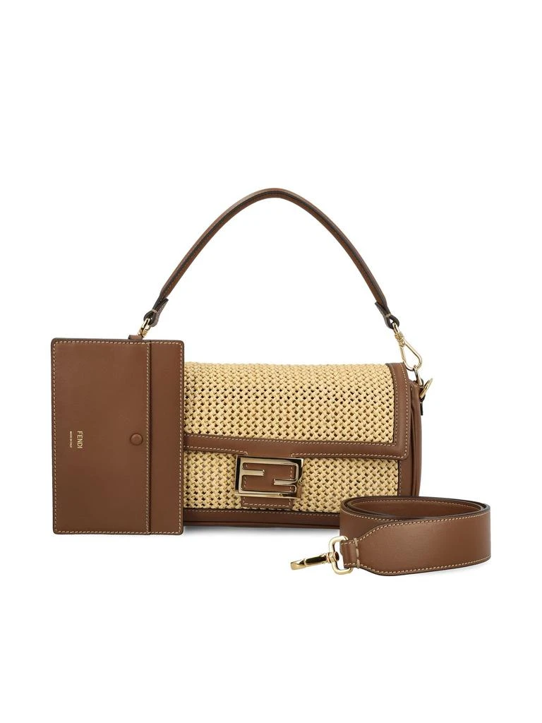 Fendi Fendi Logo Plaque Medium Baguette Bag 1