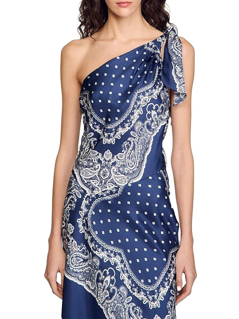 Sandro Bandana-Print Maxi Dress 4