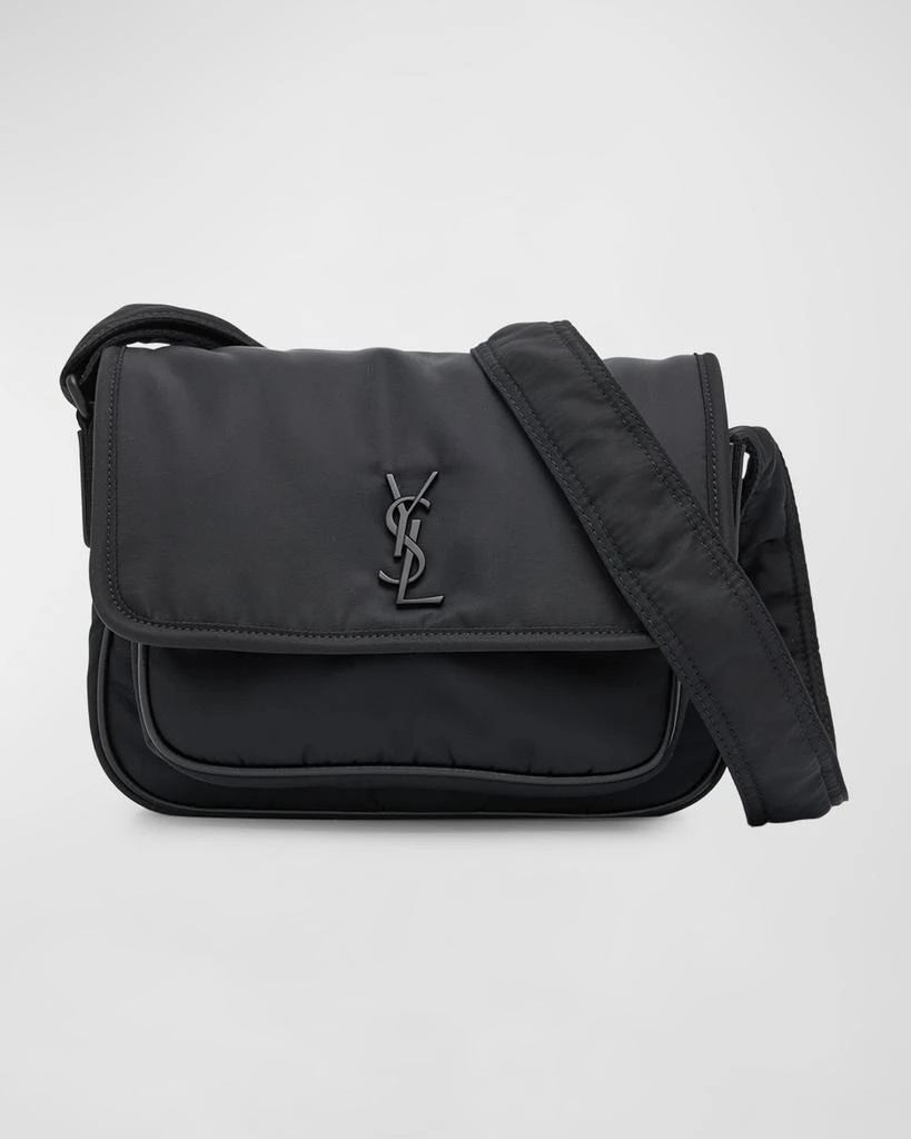 Yves Saint Laurent Men's Niki YSL Messenger Bag in Nylon 1
