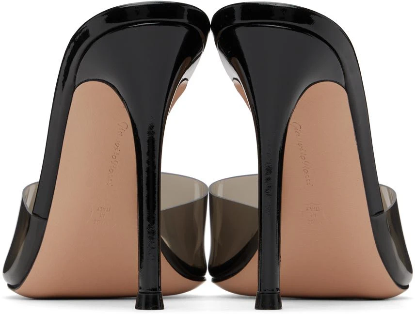 Gianvito Rossi Black Elle Heeled Sandals 2