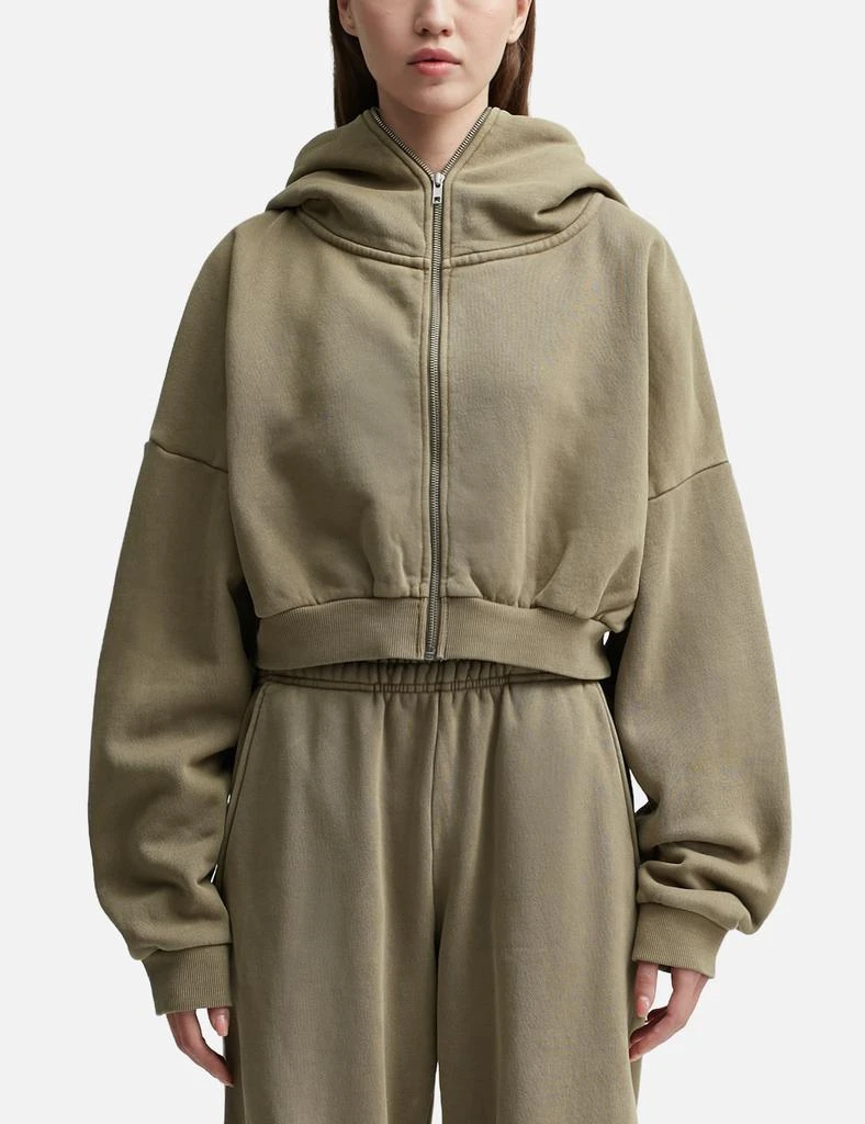 Entire Studios Cropped Full Zip Hoodie 1