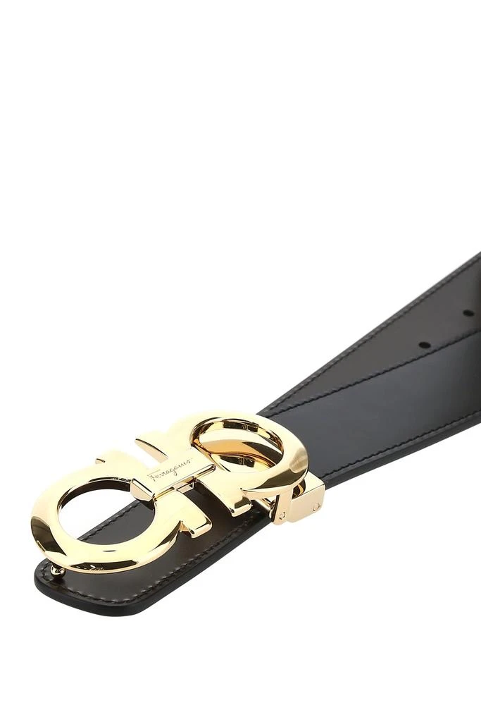Salvatore Ferragamo Black leather reversible belt 4