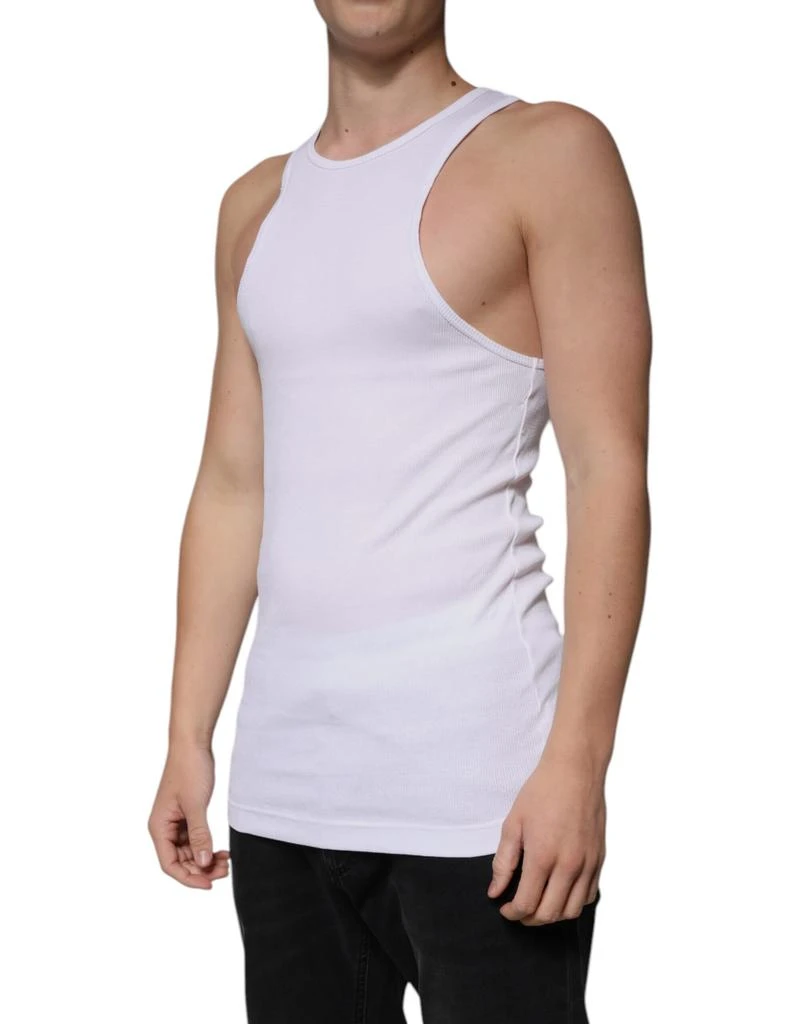 Dolce 
Gabbana Cotton Sleeveless Round Neck Tank Men
s T-shirt (Pre-Owned) 2