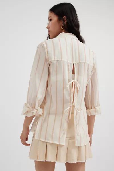 BDG BDG Maddison Breezy Tie-Back Shirt