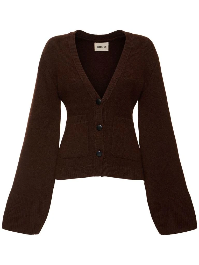 Khaite Scarlet Cashmere Cardigan 1