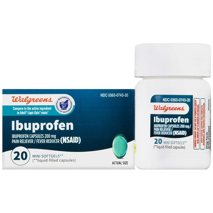 Walgreens Ibuprofen Mini Softgels 1