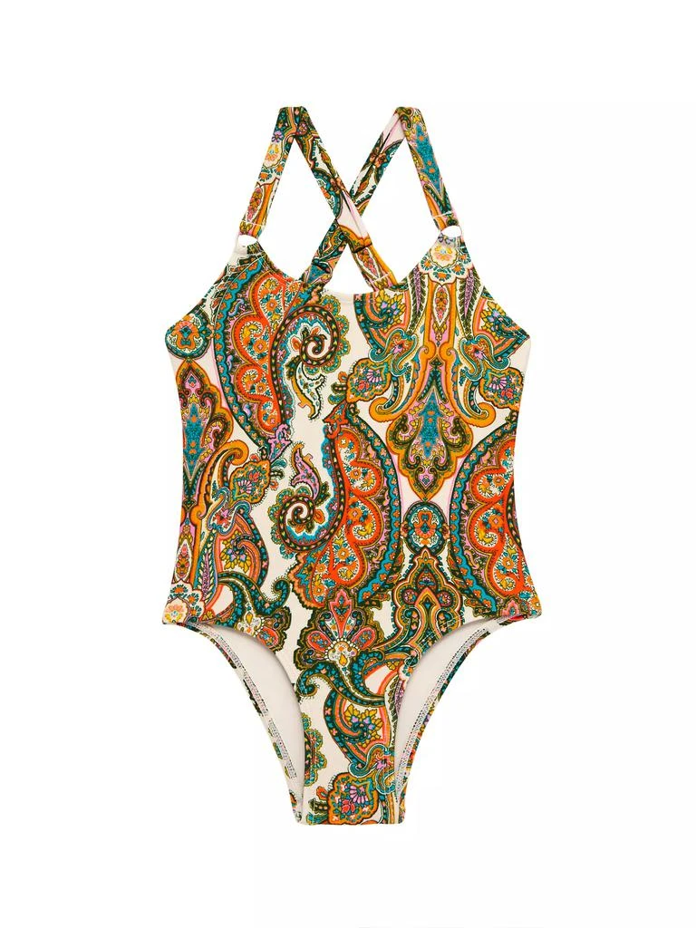 Zimmermann Little Girl's & Girl's Ottie Paisley One-Piece Swimsuit 1