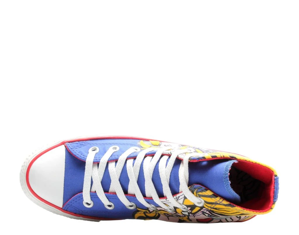 Converse Chuck Taylor All Star Pop-Art Print Royal/Yellow Hi Sneakers 113848 4