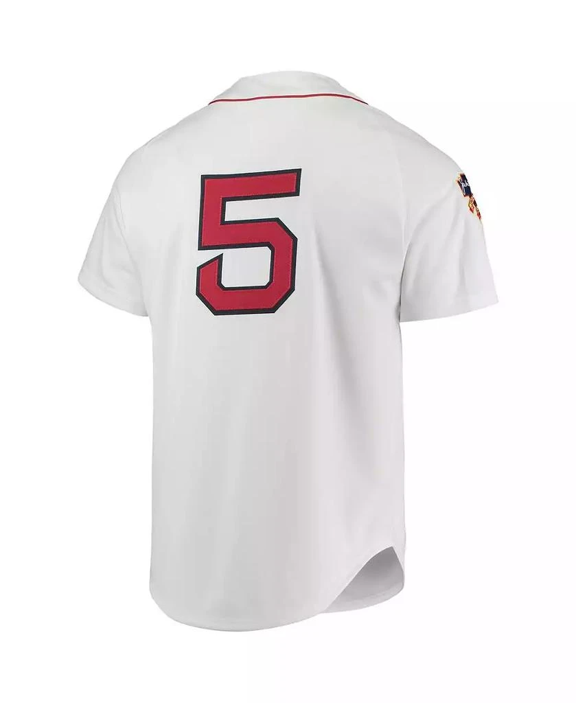 Mitchell
Ness Men
s Nomar Garciaparra White Boston Red Sox 1997 Cooperstown Collection Authentic Jersey 2