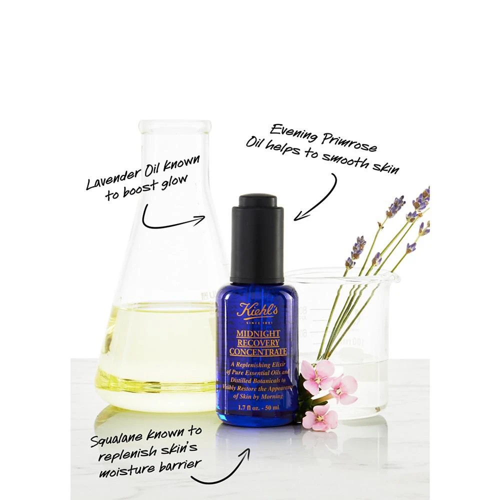 Kiehl's Since 1851 Midnight Recovery Concentrate Moisturizing Face Oil, 0.5-oz. 8