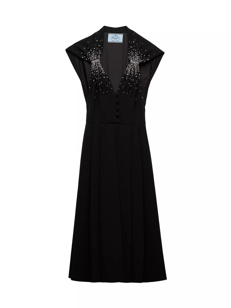Prada Army green cotton blend dress - Dresses & Skirts