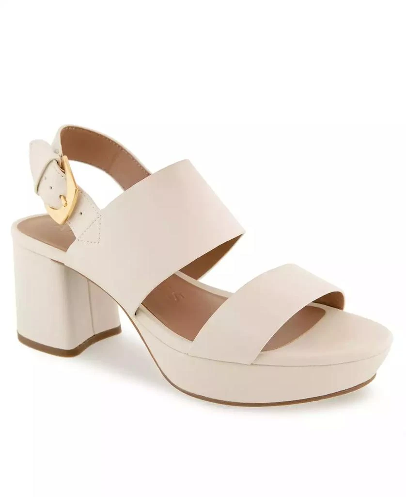 Aerosoles Women's Camilia Round Toe Platform Sandals 1